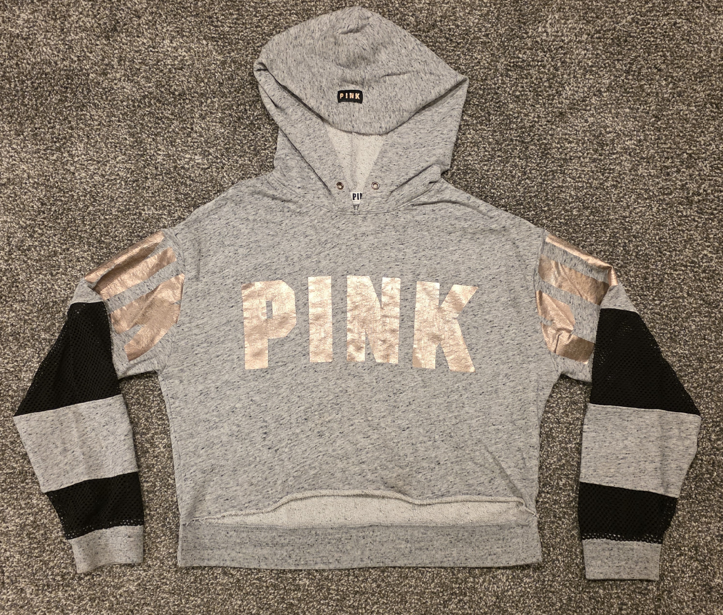 PINK Victoria's Secret Gray Hoodie - Size S