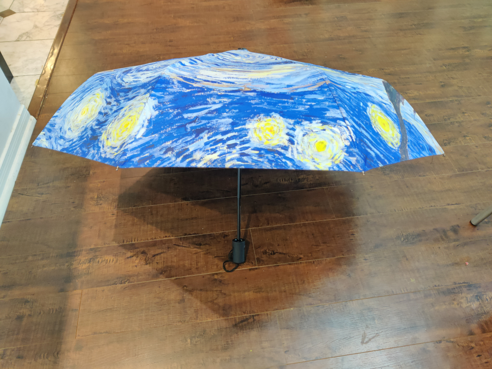 Starry Night auto Umbrella and long wallet set - photo 5
