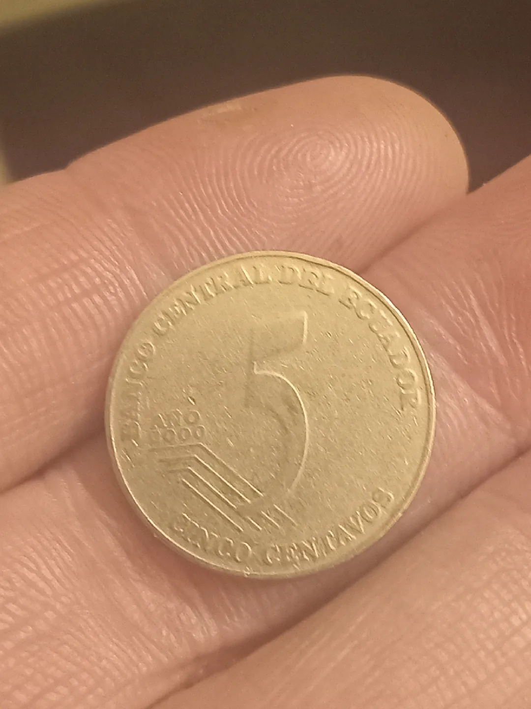 5 centavos equador coin thumbnail