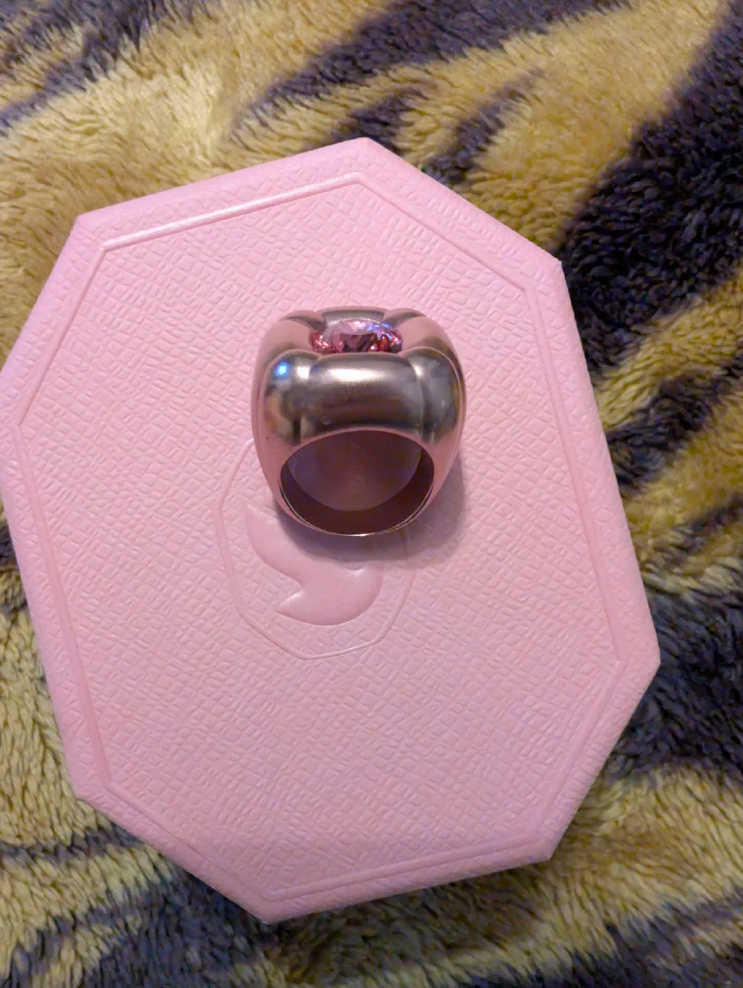 Swarovski Pink Ring with Box image indicator(3)