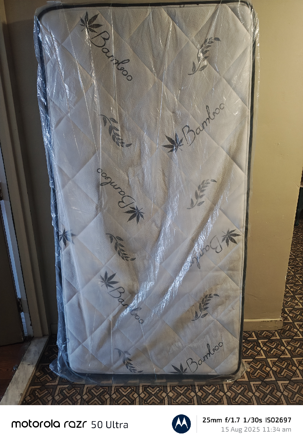 Bamboo Mattress - Like New