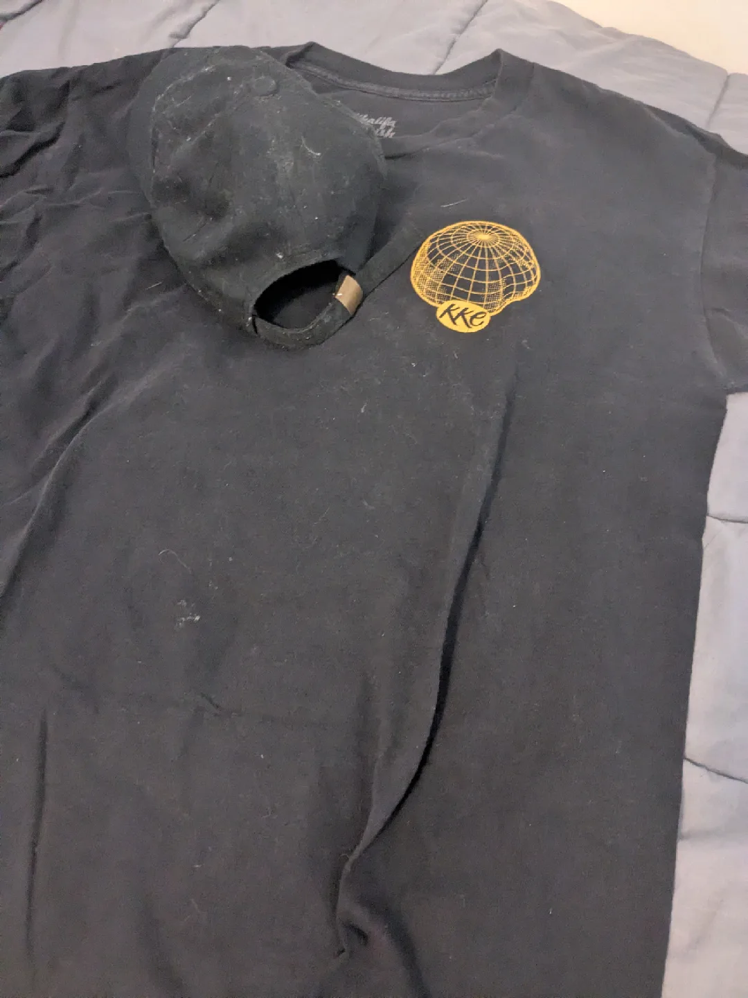 KKE Black T-Shirt and Hat Set WIZ KHALIFA image indicator(5)