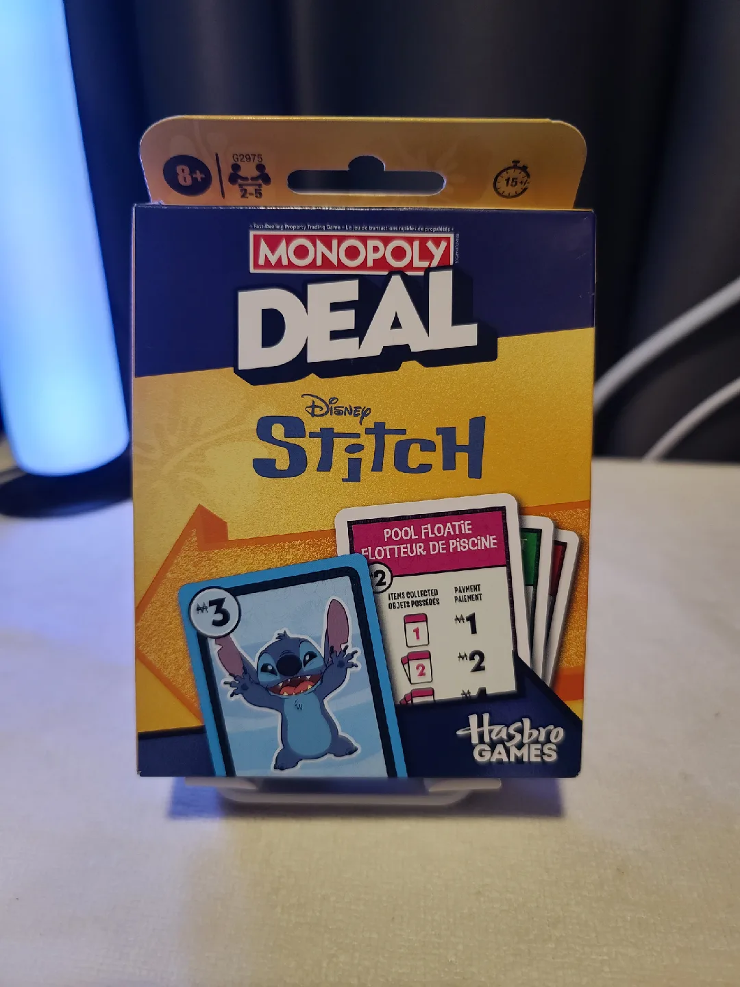 Monopoly Deal Disney Stitch Card Game thumbnail