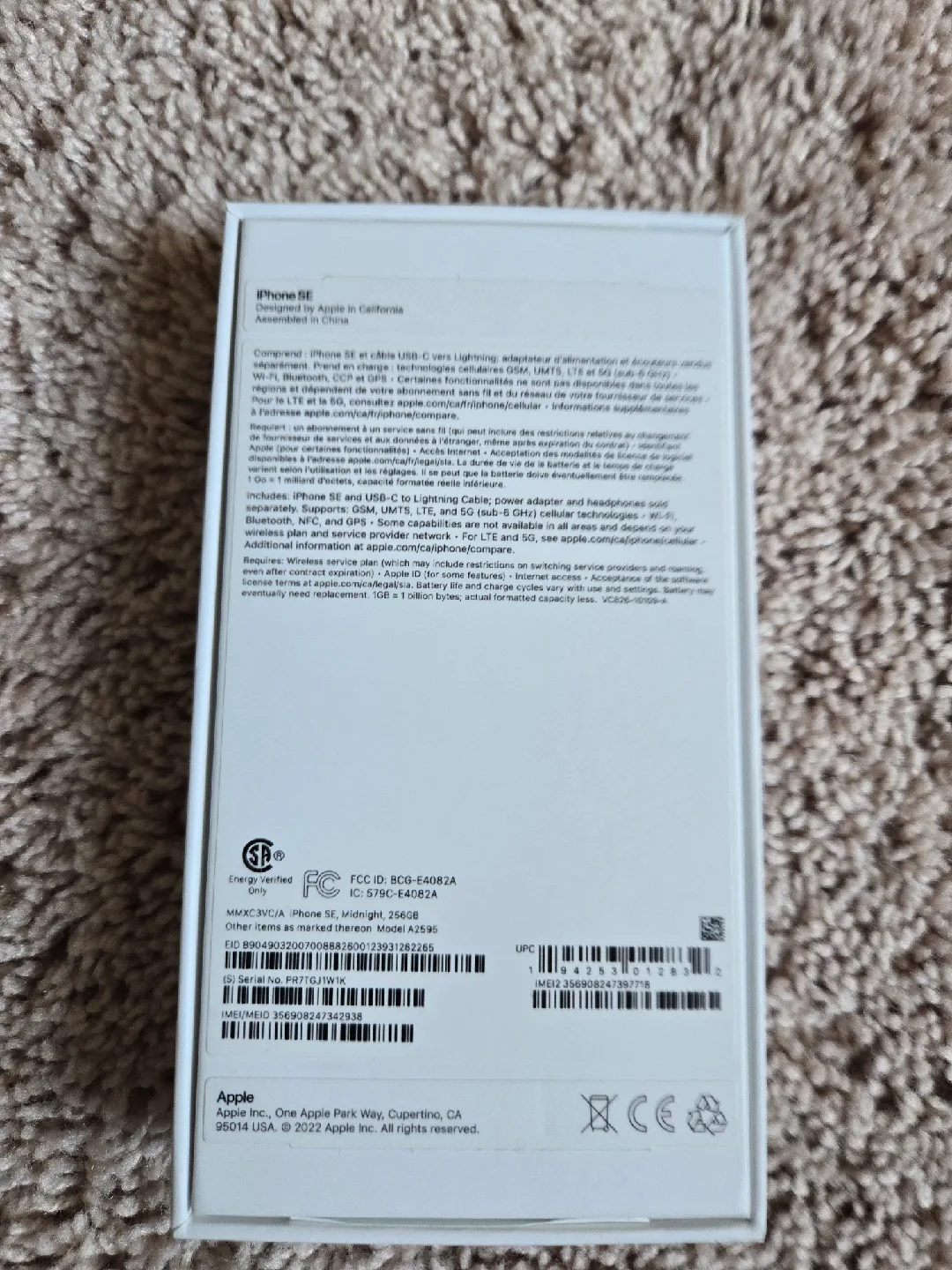 iPhone SE (3rd Gen) 256 GB image indicator(3)