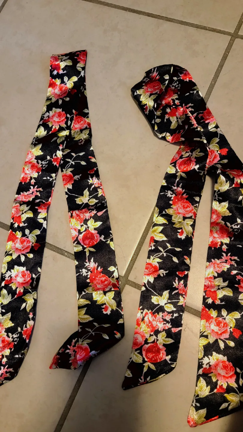 Pair of Floral Print silky twillys thumbnail