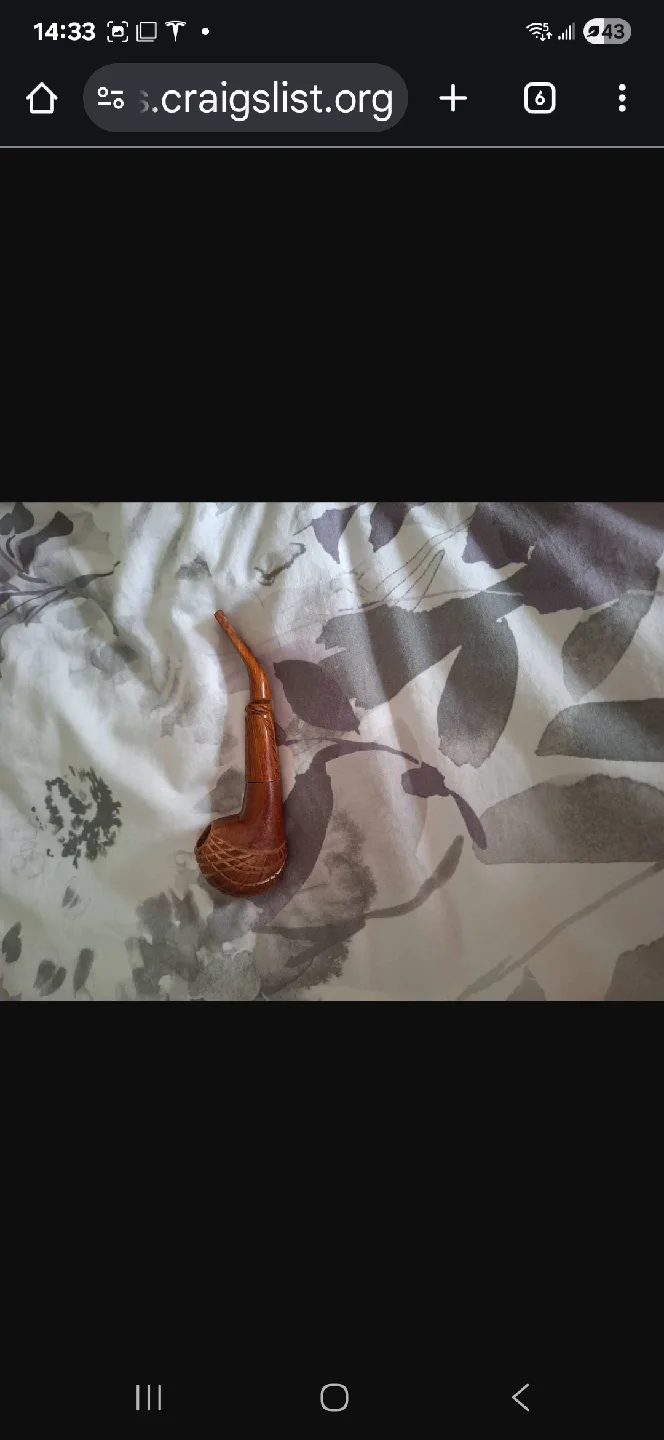Wooden Smoking Pipe Cuban pipe thumbnail
