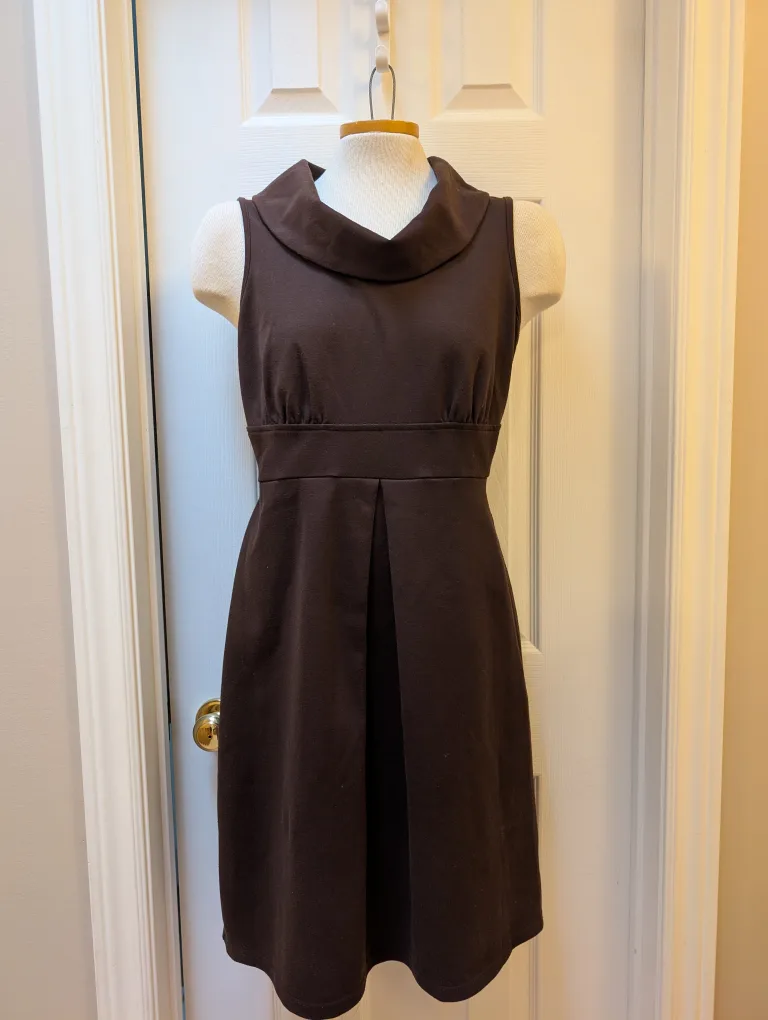 Spense Brown Sleeveless Dress - Size 10 thumbnail