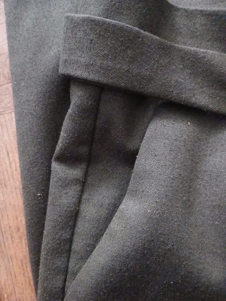 Cop.Copine Olive Green Belted Trousers image indicator(8)