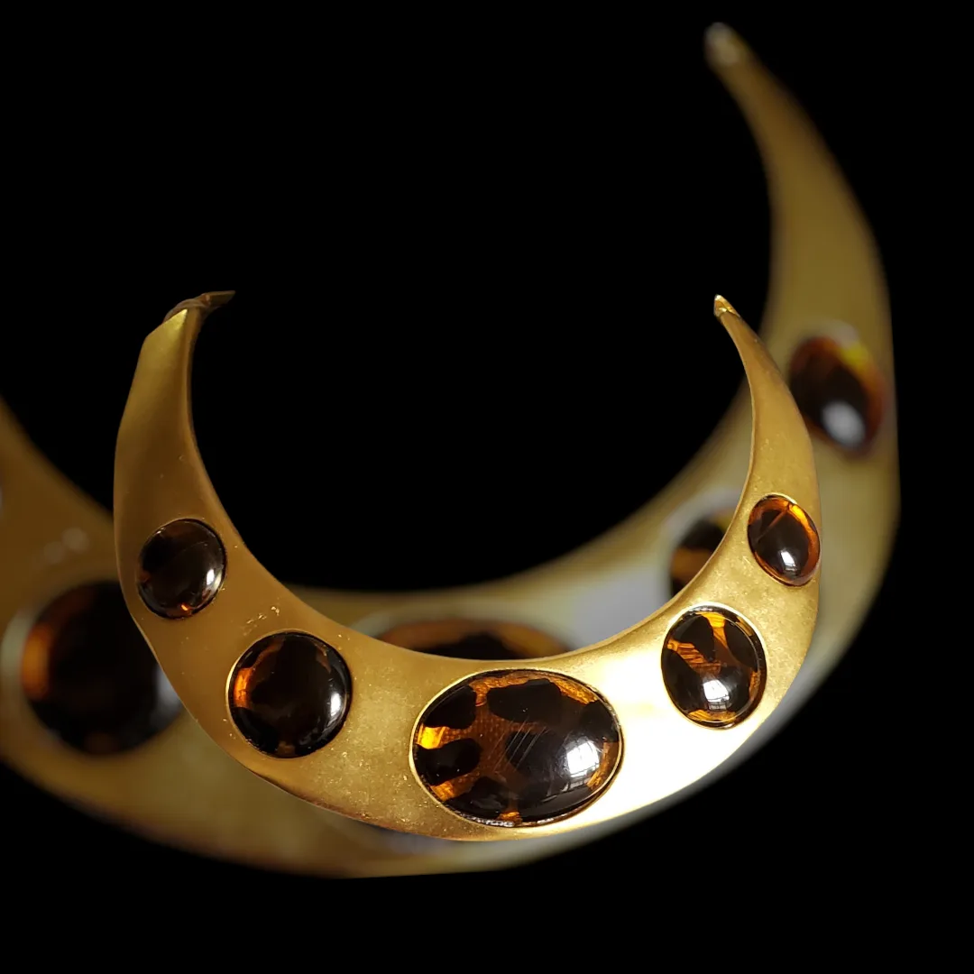 IVANA Gold Statement Choker Necklace image indicator(2)