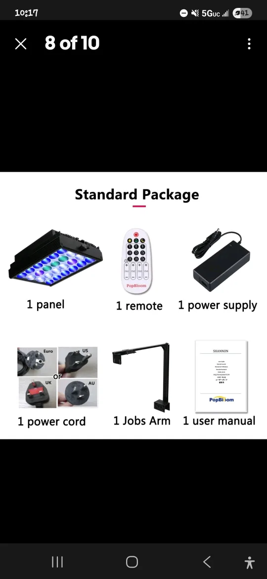 PopBloom Shannon16Pro Panel LED Aquarium Light image indicator(4)