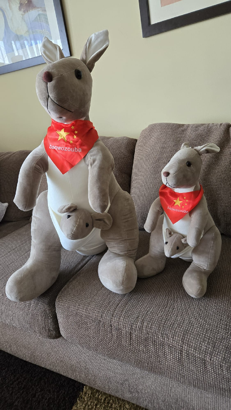 Kangaroo Plush Toy Set - Baozozouba