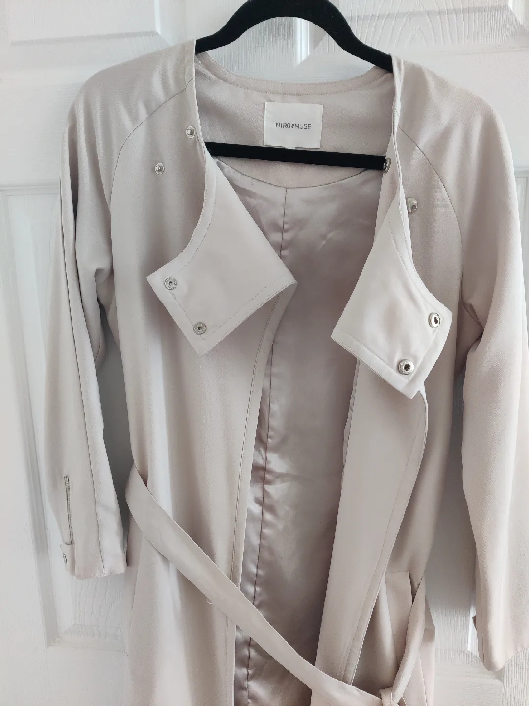 INTRO/MUSE Beige Trench Coat image indicator(4)