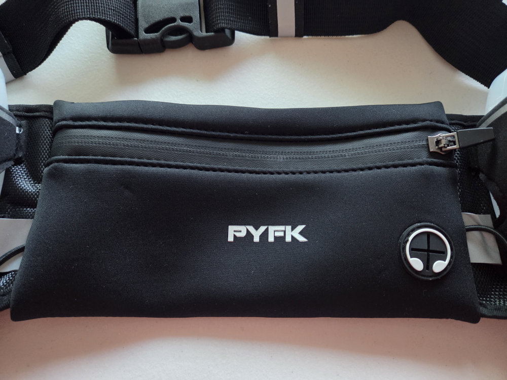 PYFK Running Belt with Water Bottles - Black - photo 2