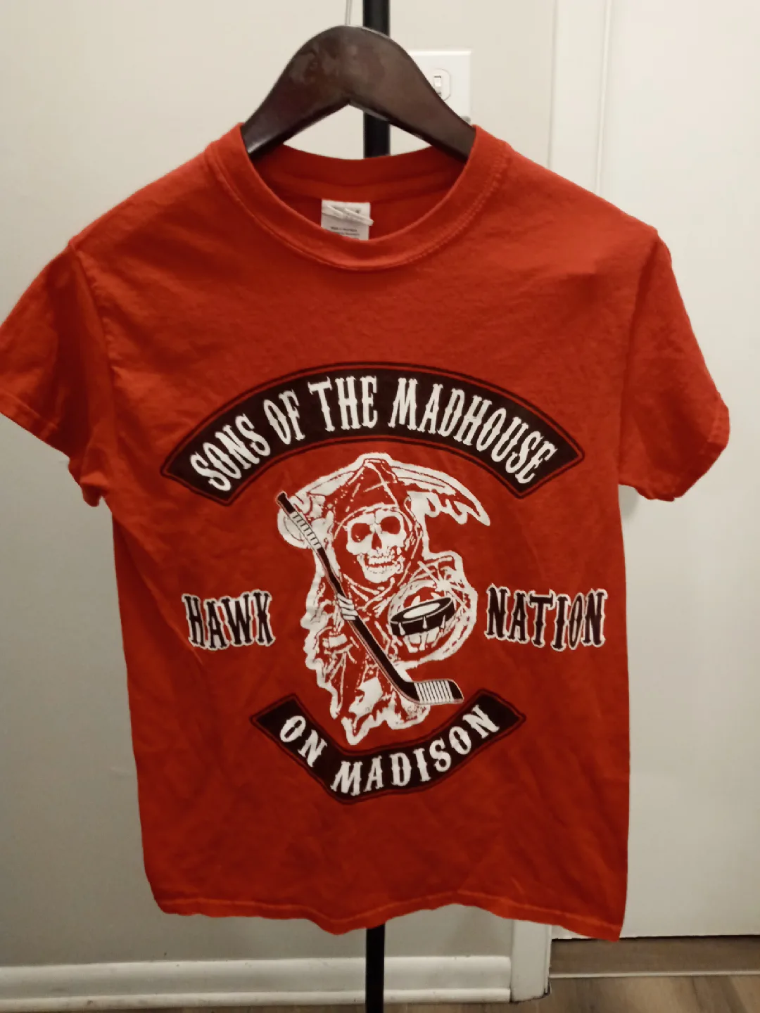 Chicago Blackhawks Son's of the Madhouse small T shirt thumbnail