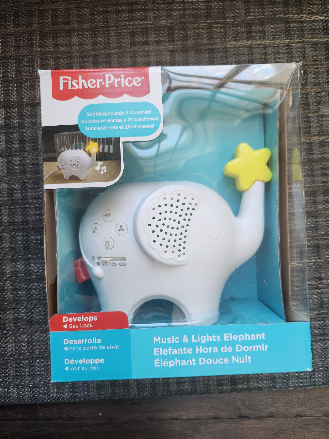 Fisher-Price Music & Lights Elephant Soother