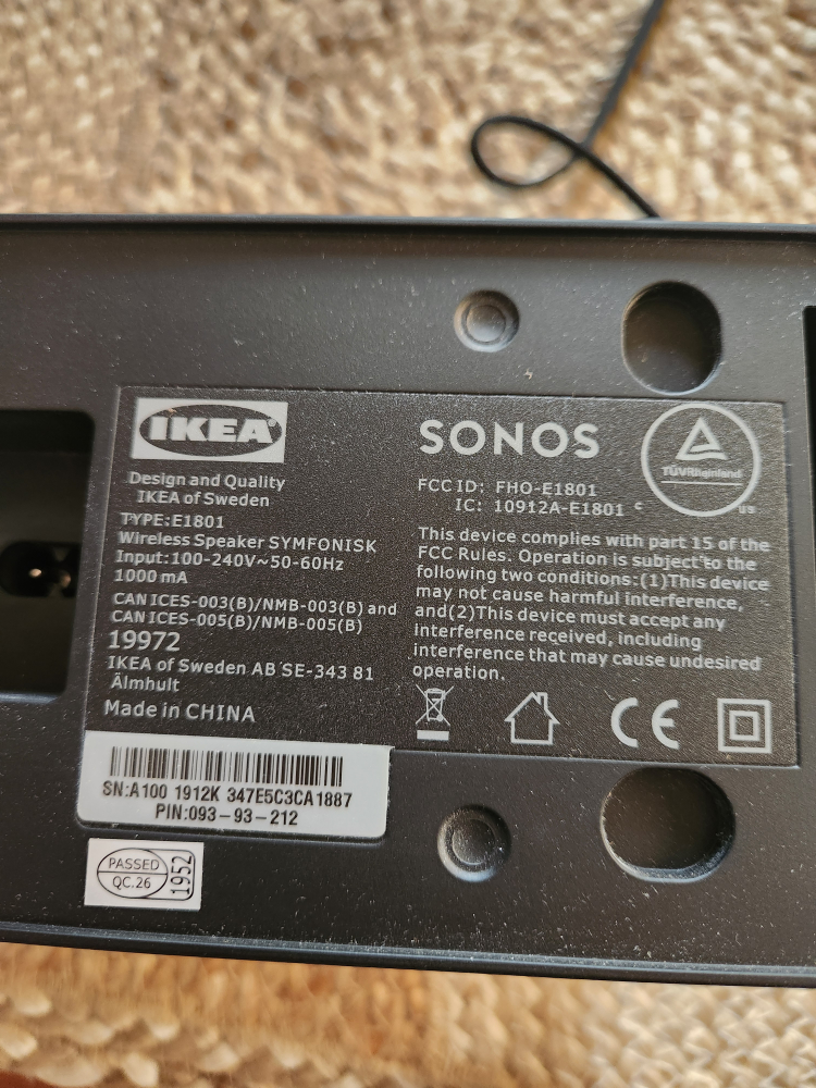 IKEA SYMFONISK Sonos Wireless Speaker - photo 3