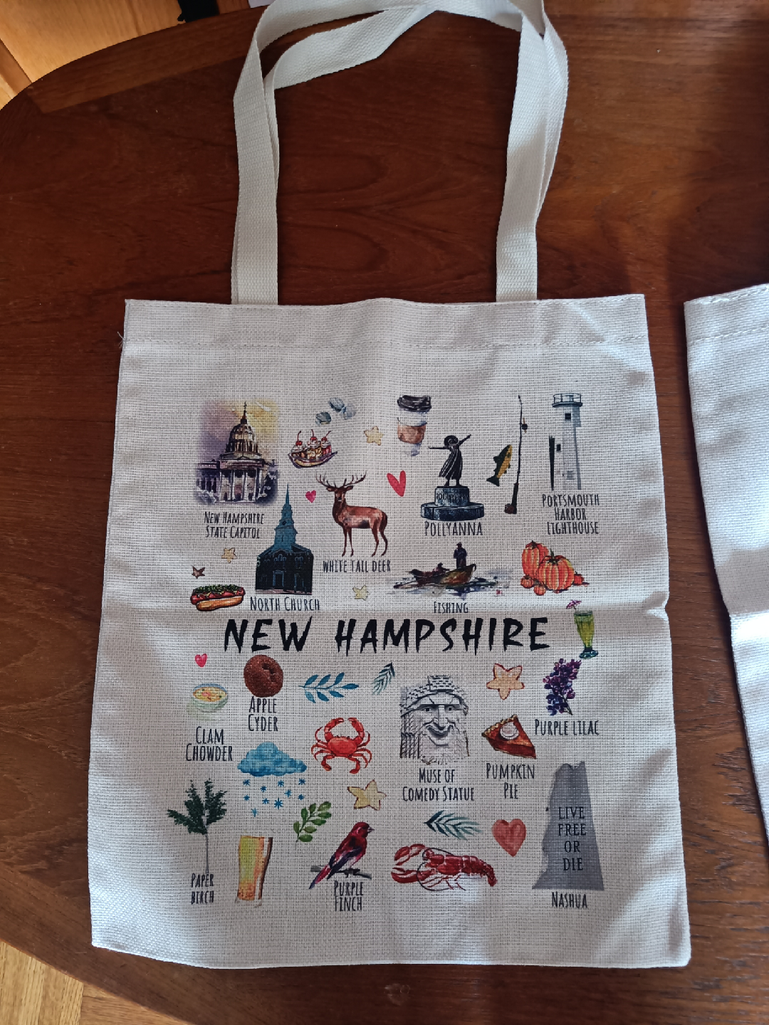 Tote Bags - United States, New Hampshire, "We're Six" - photo 4