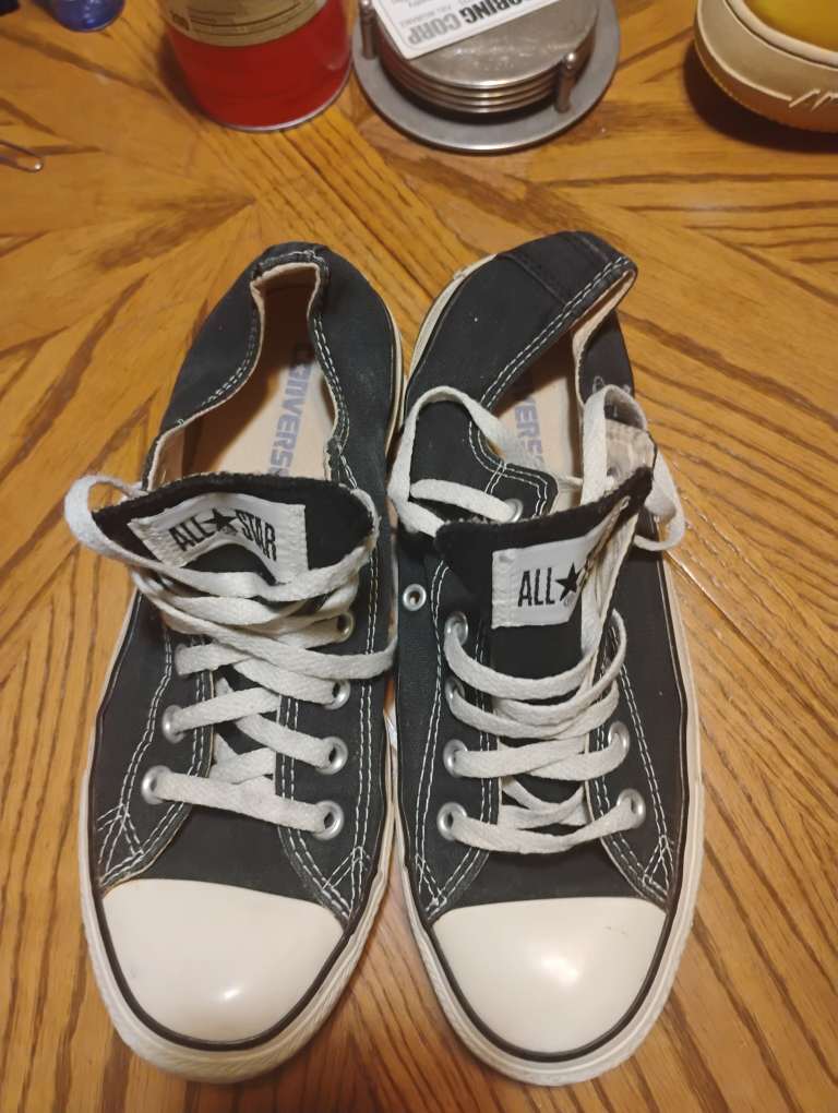 Converse All Star Black Sneakers size 7