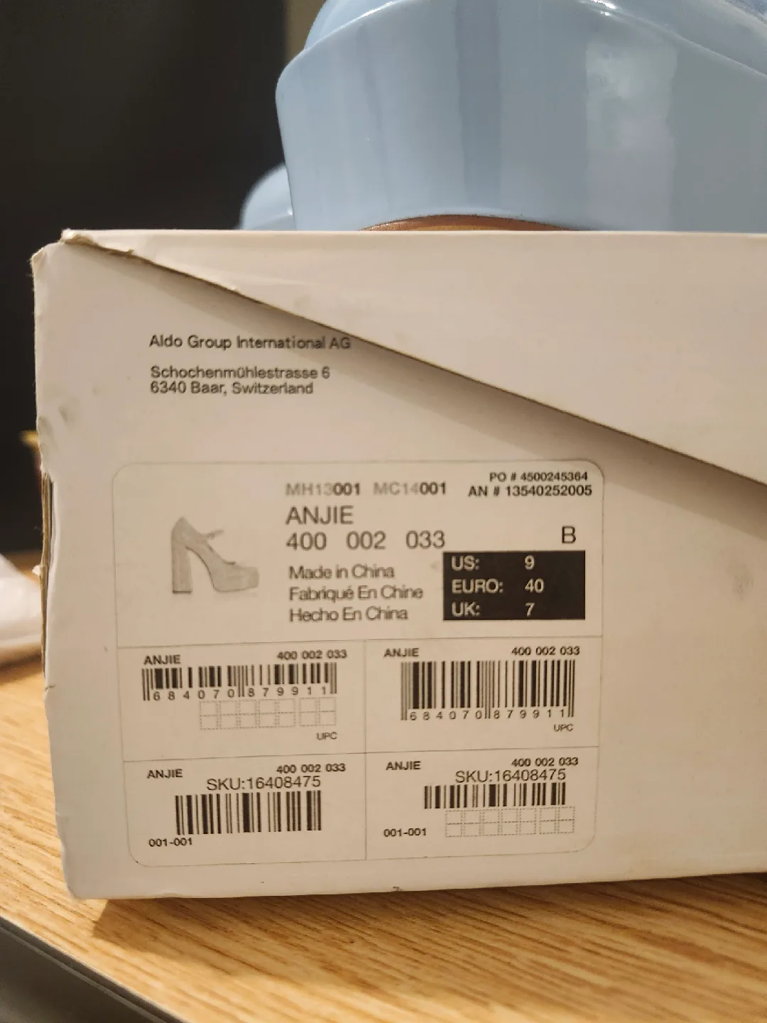 OPEN TO OFFERS: Aldo Anjie Platform Heels Size 9 - Light Blue image indicator(3)