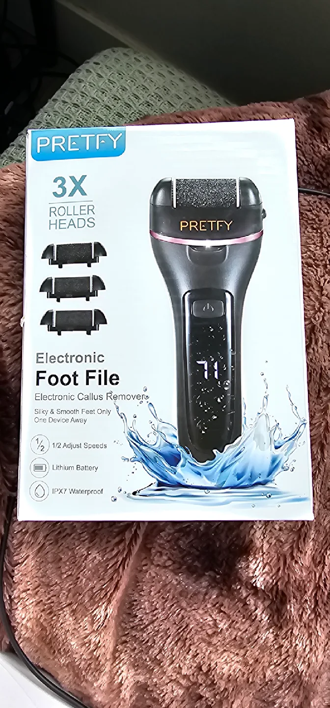New PRETFY Electronic Foot File Callus Remover image indicator(2)