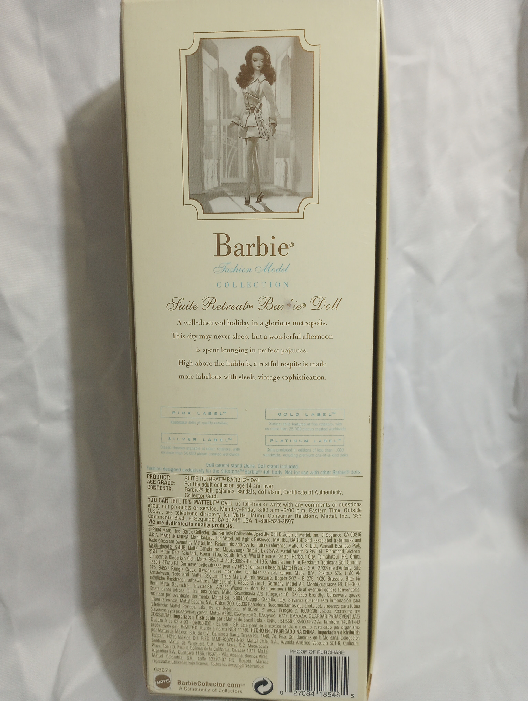 Barbie Fashion Model Collection Suite Retreat Doll - photo 4