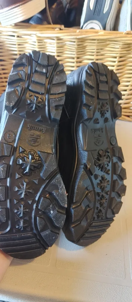 Kamik Black Winter Boots - Size 8 thumbnail