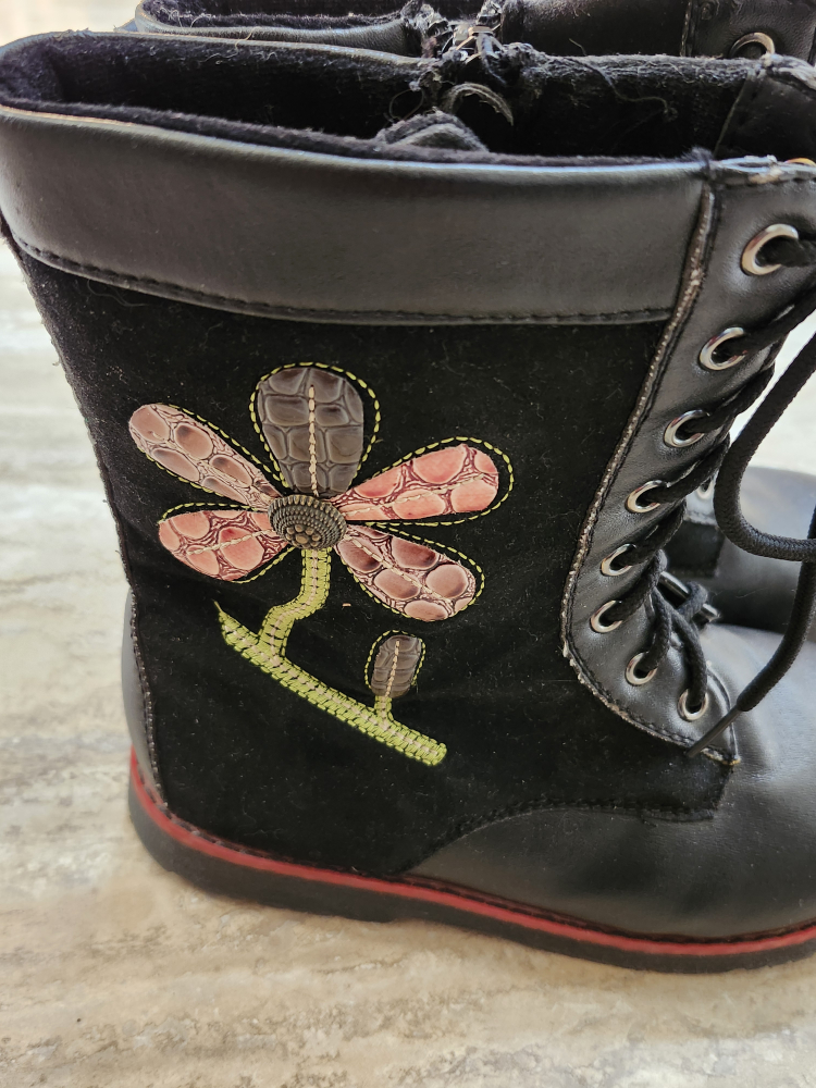 Black Boots - Size 2
