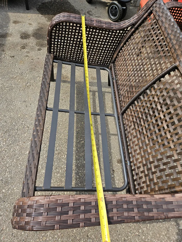 Wicker Patio Set - Loveseat & Chairs image indicator(7)