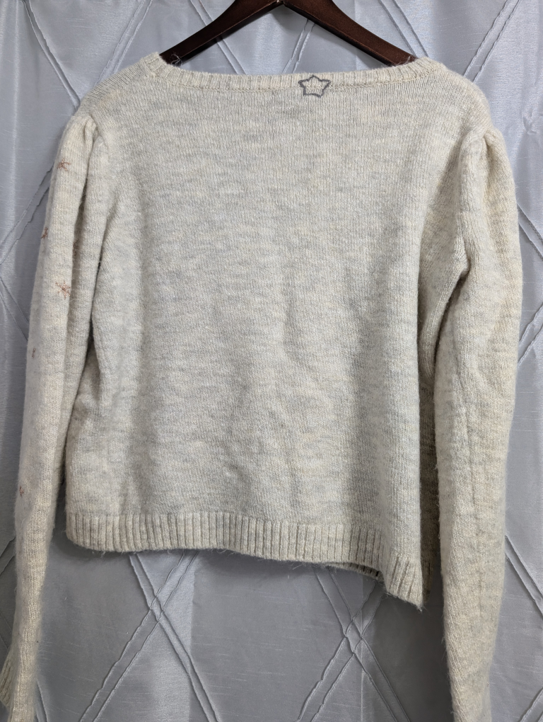 Buffalo David Bitton Cream Sweater - Size M - photo 3