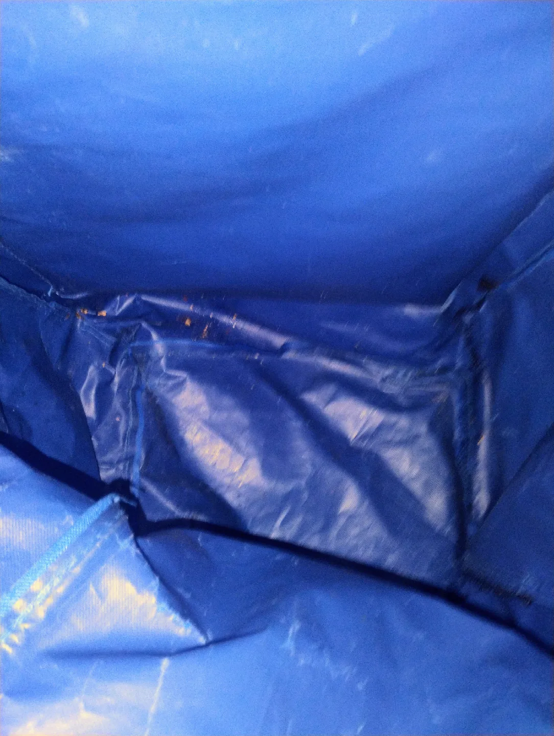 AmazonBasics Blue Rolling Shopping Cart image indicator(4)