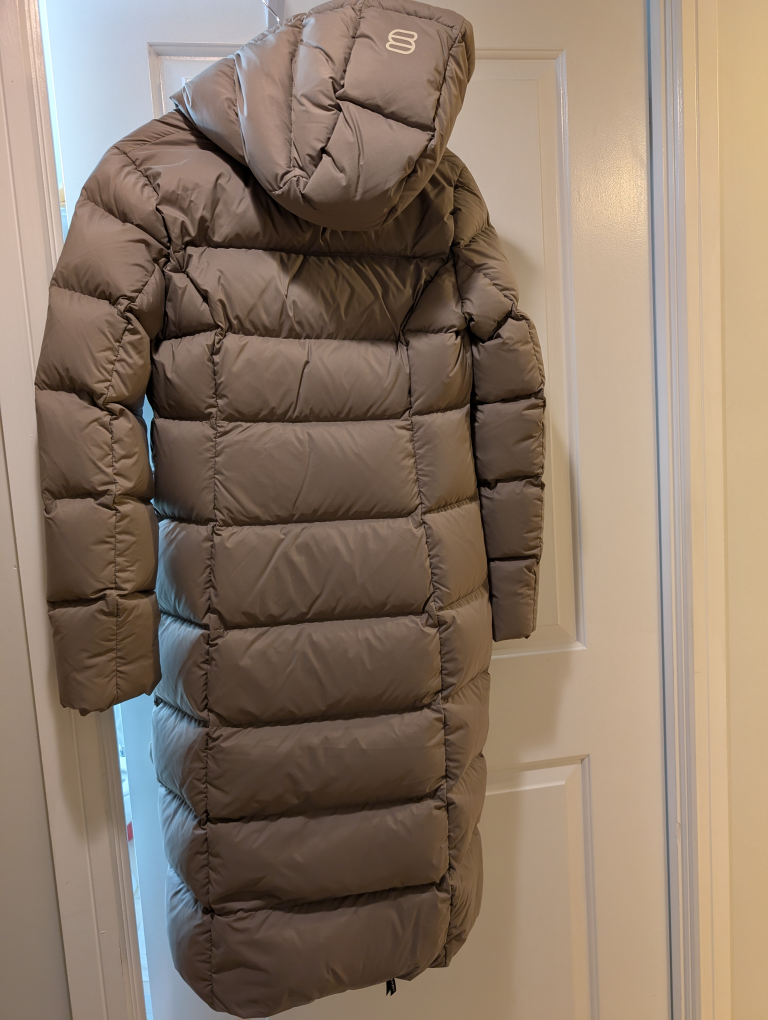 Aritzia Super Snug Puff Long Coat - Modern Taupe - photo 4