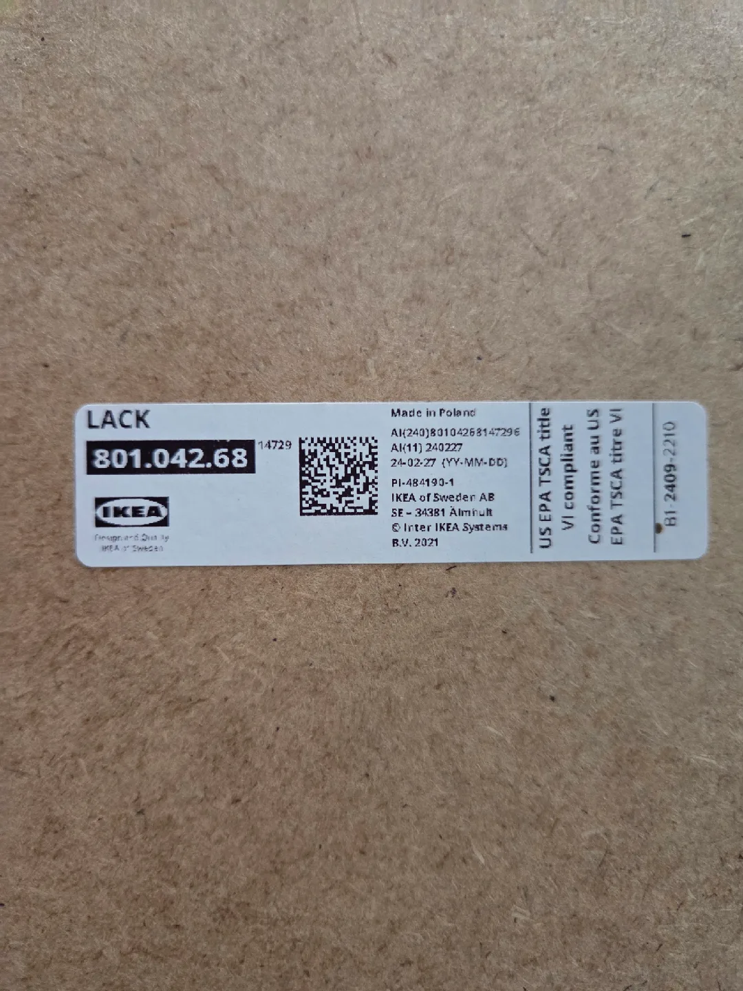 IKEA Lack Black Side Table image indicator(3)