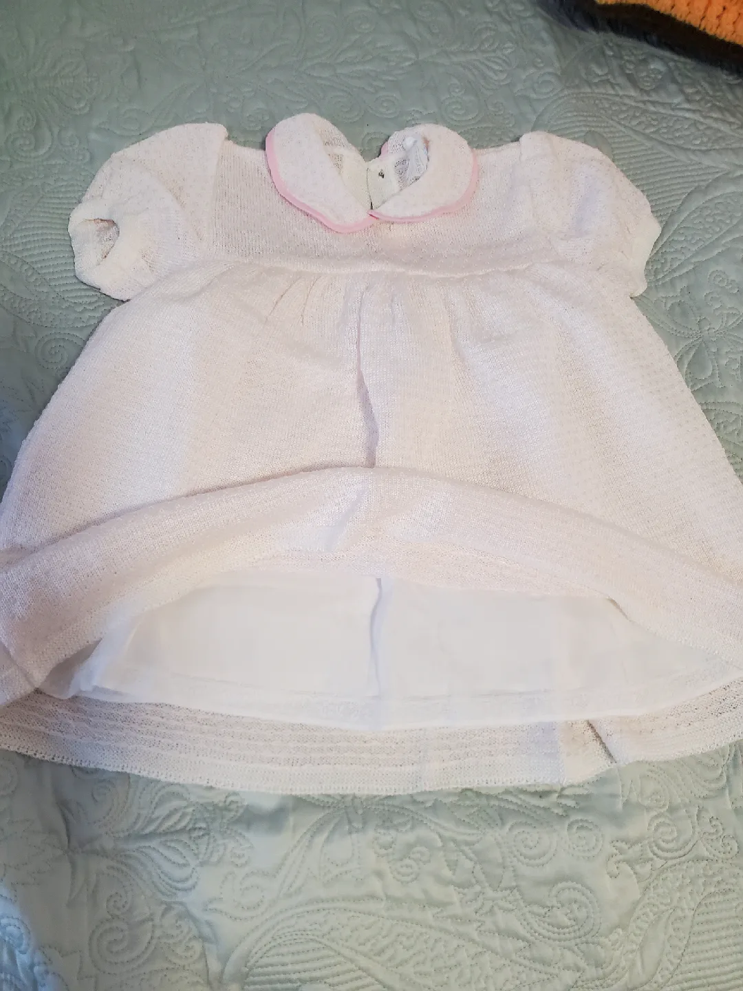 Pink & White Baby Dress thumbnail