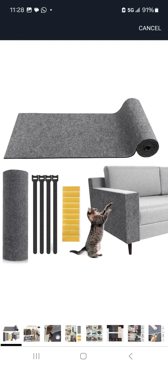 Self-Adhesive Cat Scratching Pad thumbnail