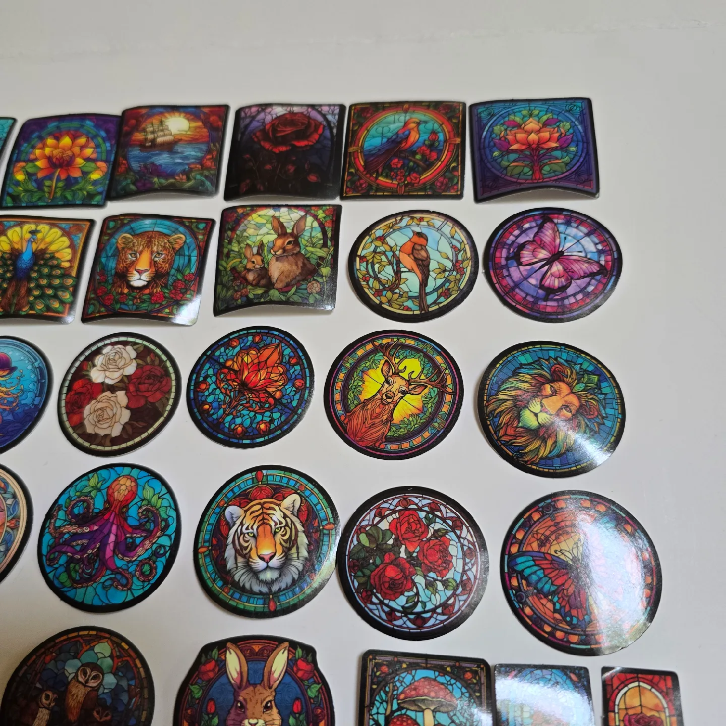 Lot of Glass Painting Vinyl Stickers NEW image indicator(3)