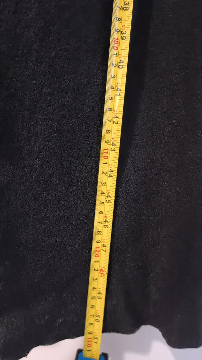 ZARA Sleeveless Black Duster Vest - Size M image indicator(5)