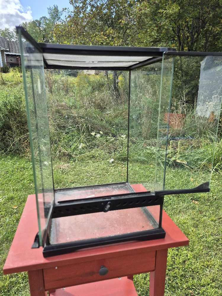 Glass Terrarium with Screen Top 12x12x18 - photo 2