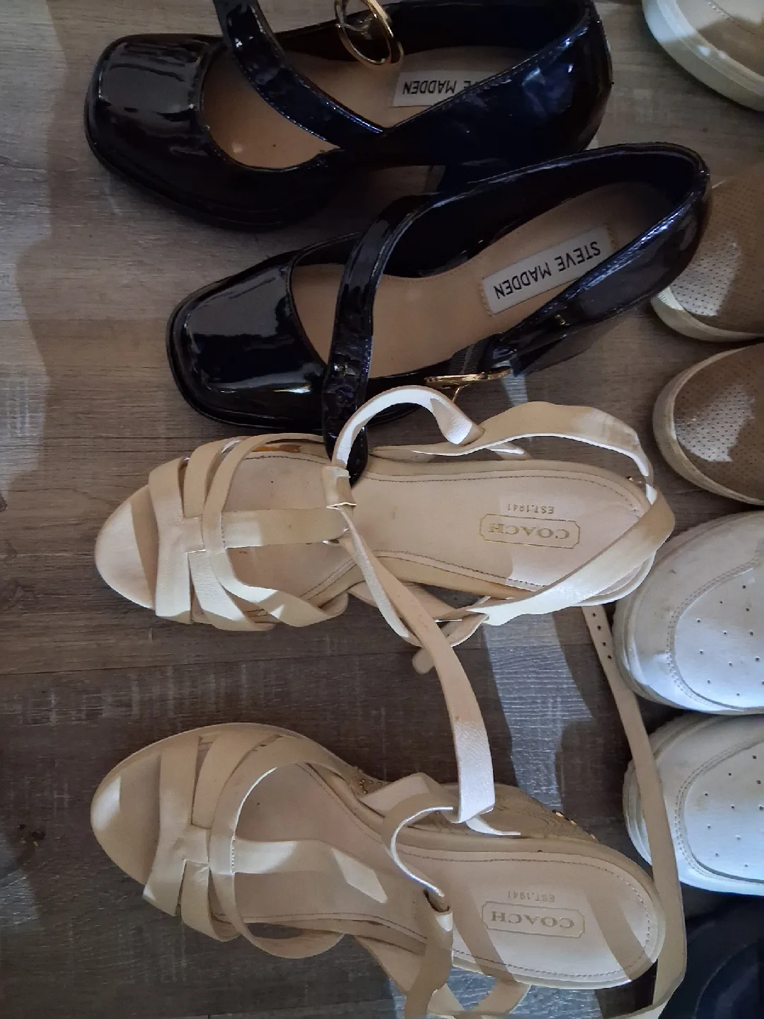 a bunch of shoes Michael Kors Suede Knee High Boots image indicator(7)