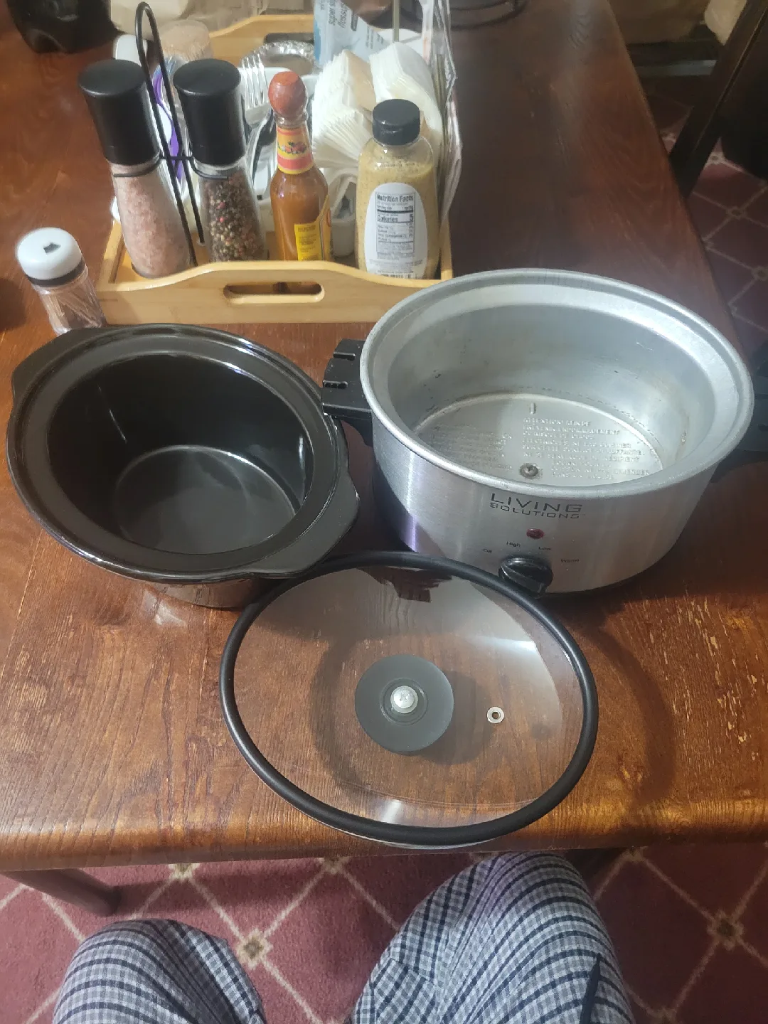 Living Solutions 1.5 QT Slow Cooker image indicator(2)