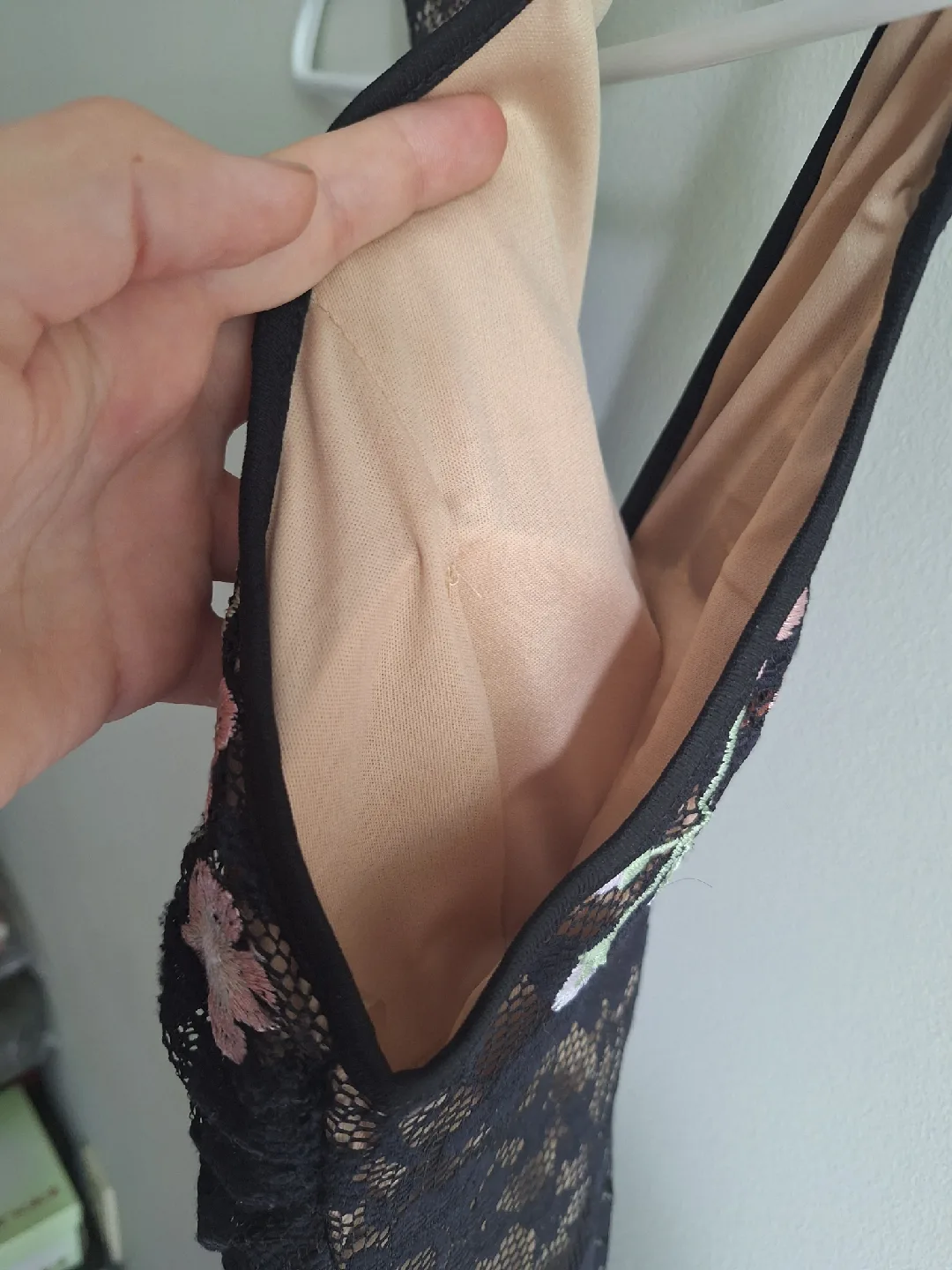 Lace Dress & Floral Handbag with Bamboo Handle 🌼 image indicator(2)