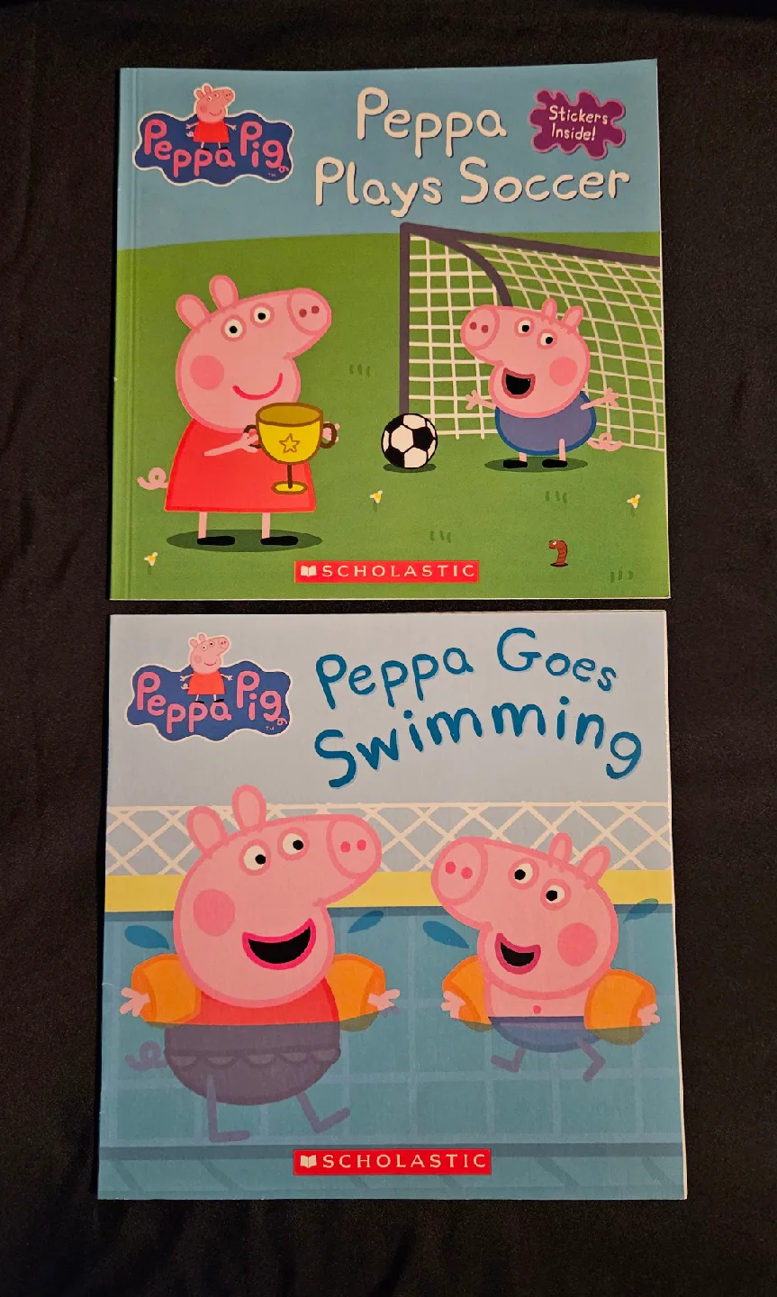 Peppa Pig Books - Soccer & Swimming thumbnail