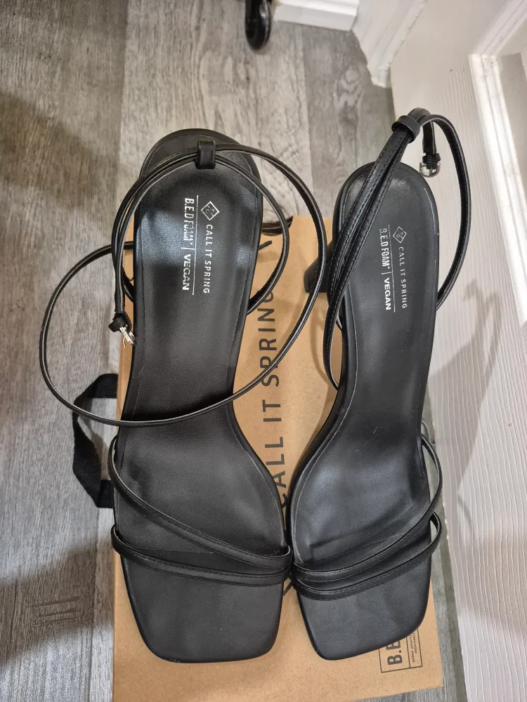 Call It Spring Black Heels - Size 10 image indicator(3)