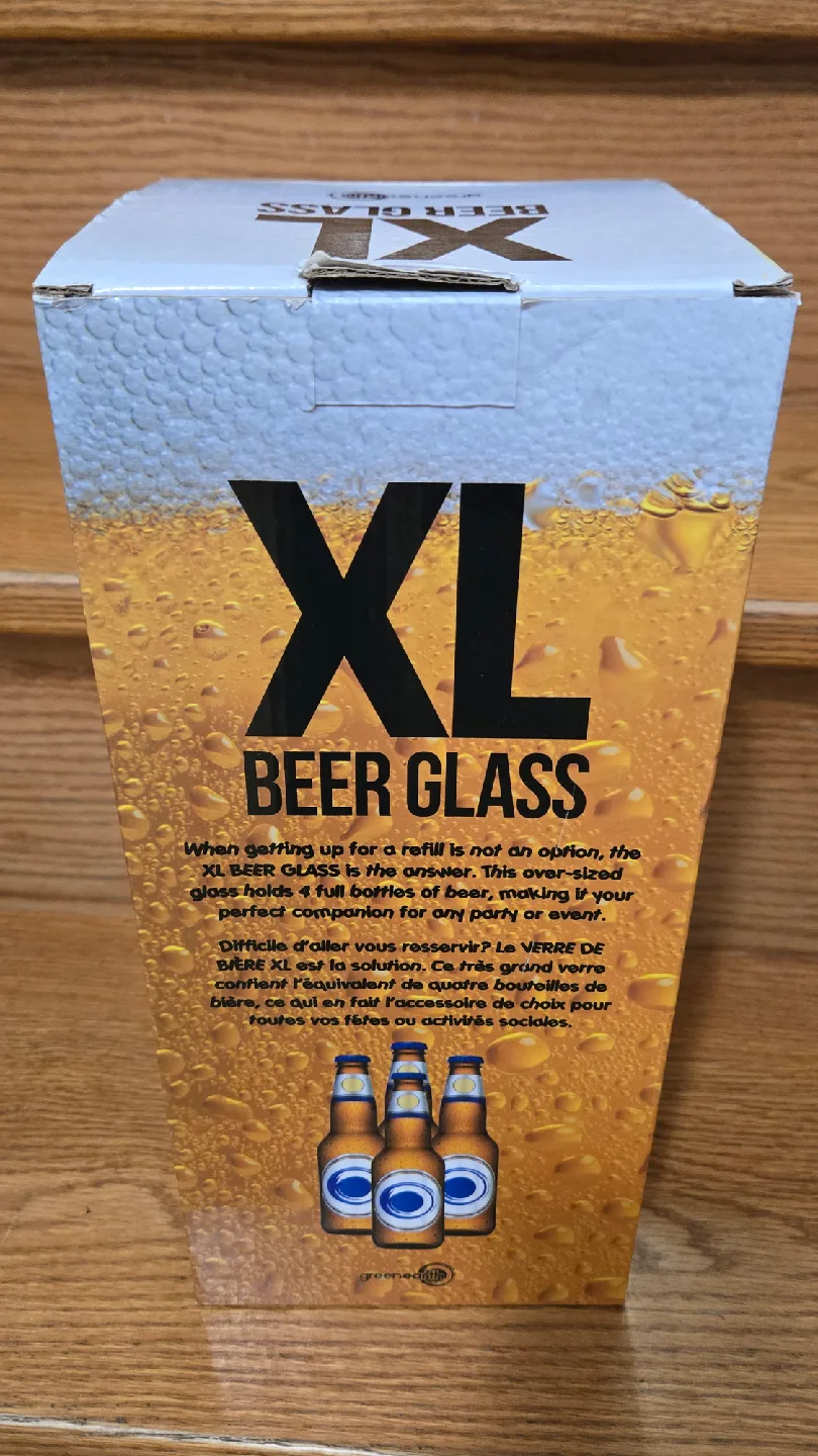 Greenedition XL Beer Glass with Public Toilet Survival Kit image indicator(5)