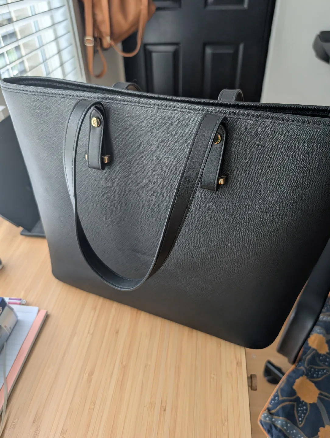 Black Tote Bag thumbnail