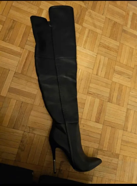 Lola Black Over-the-Knee Boots - Size 9.5 image indicator(2)