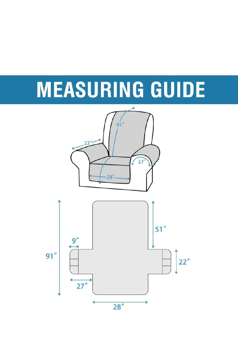 Easy-Going Black Loveseat Sofa Cover - 70 inch image indicator(4)