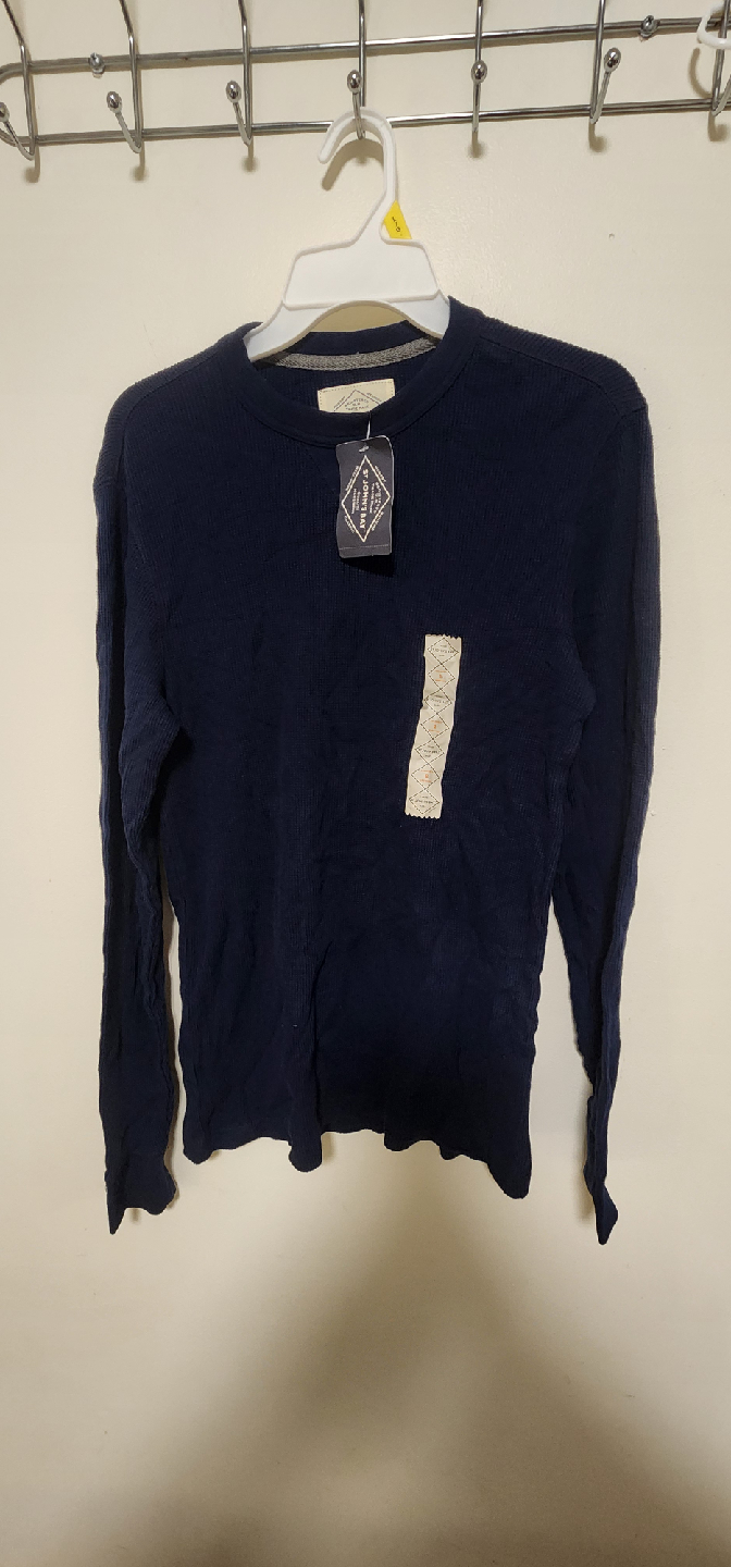 New St. John's Bay Navy Blue Long Sleeve - Size S