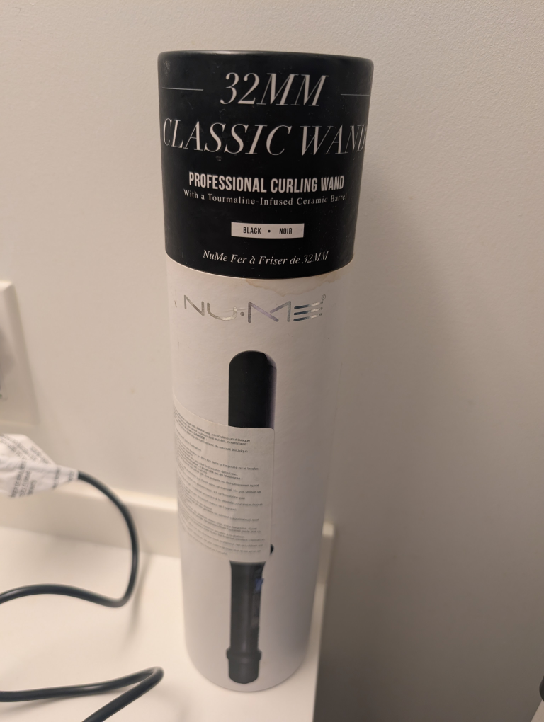 NuMe 32mm Classic Curling Wand - Black - photo 4