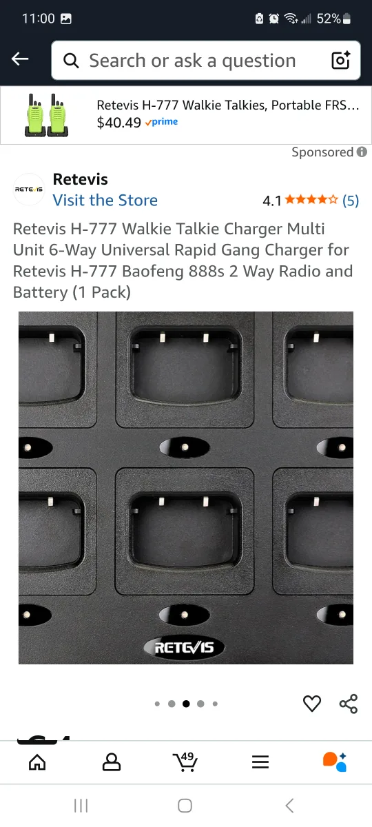 Retevis 6-Way Ham Radio Walkie Talkie Charger brand new image indicator(6)