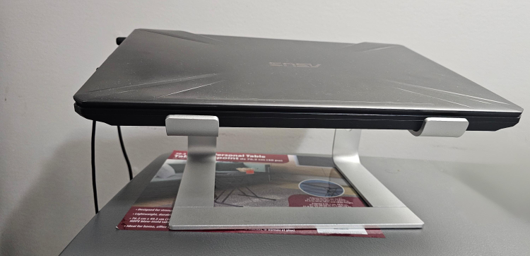 Silver Laptop Stand